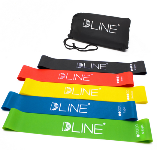 Dline™ Yoga Fitness Mini-Band  Kit